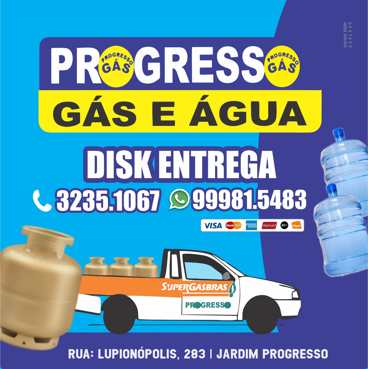 Foto 1 de PROGRESSO GÁS E ÁGUA